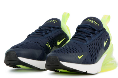 Nike Air Max 270 Obsidian Volt Glow Women's Size 7 or Youth Size 5.5