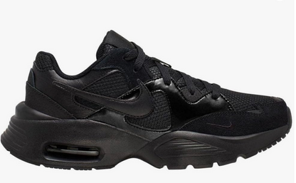 Nike Air Max Fusion Low Top Trainers Women's Size 6.5 Black Running Shoes Only Worn Once