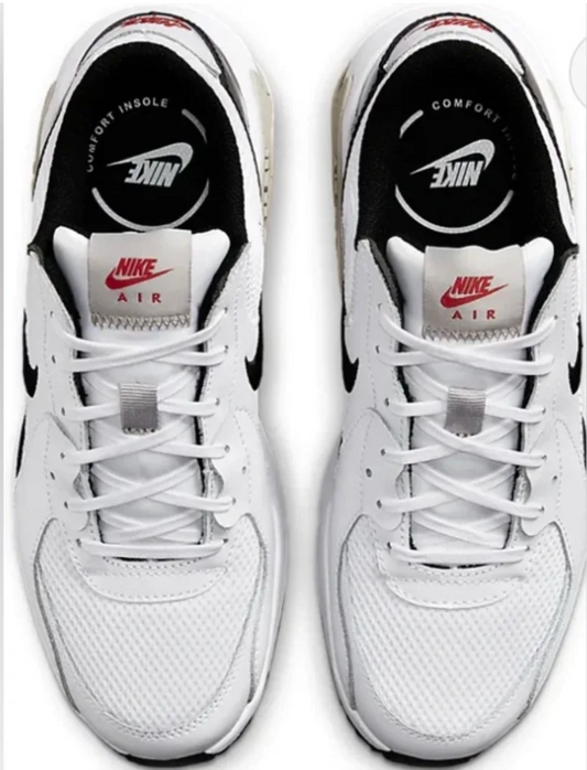 Nike Air Max Excee White Light Iron Ore University Red Women's 6.5/Youth 5.0 Worn Once
