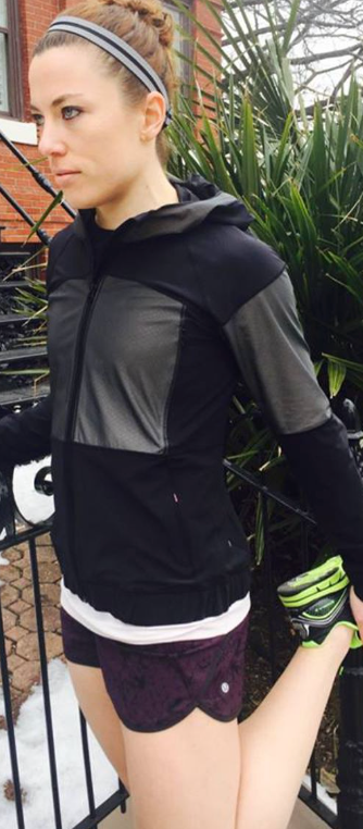 Lululemon Speed Short Run 4-way Stretch 2.5" Inseam Star Crushed Black Cherry Black/Black Sz 8