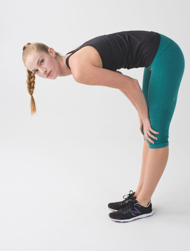 Lululemon In The Flow Crop II Heathered Forage Teal Sz 4