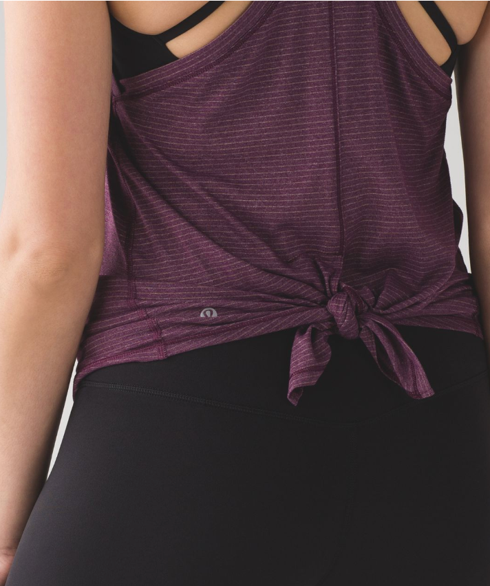 Lululemon Tie It Up Singlet Tank Size 10