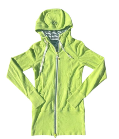 Lululemon Special Edition RARE Nice Asana Full Zip Hoodie Heathered Wasabi Sz 4