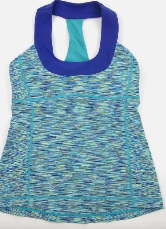 Lululemon Scoop Neck Tank RARE Wee Are From Space Bali Breeze Royalty Lemon Sorbet Sz 8