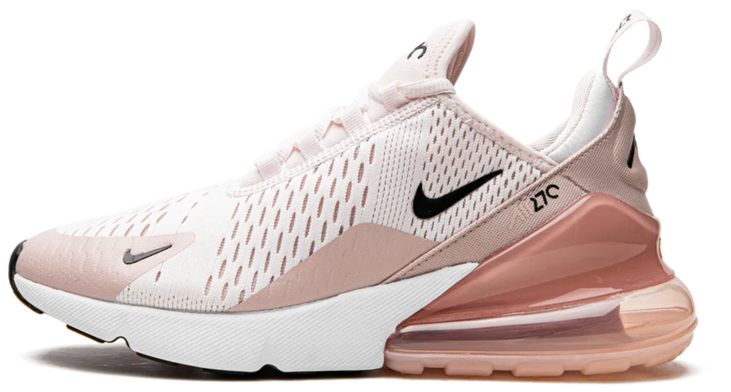 Nike Air Max 270 Women's Athletic Shoes Soft Pink/Black Women's Sz 7 or Youth Sz 5.5