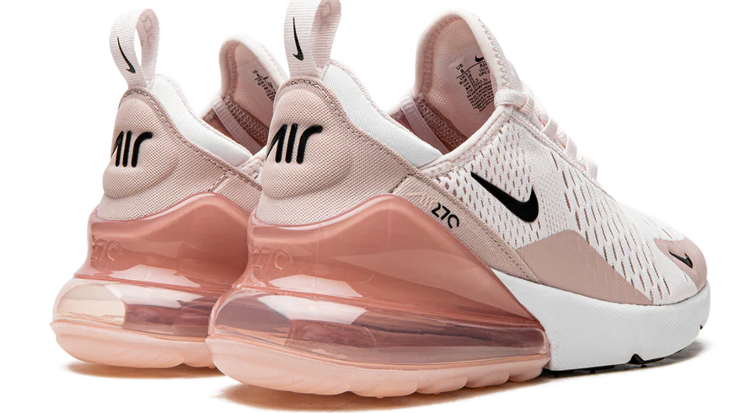 Nike Air Max 270 Women's Athletic Shoes Soft Pink/Black Women's Sz 7 or Youth Sz 5.5