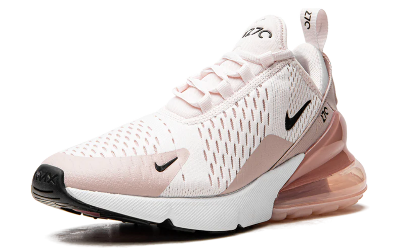 Nike Air Max 270 Women's Athletic Shoes Soft Pink/Black Women's Sz 7 or Youth Sz 5.5
