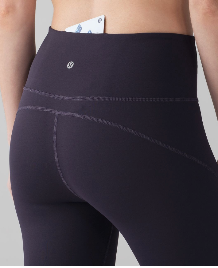 Lululemon Anew Crop 21" Inseam Black Grape Sz 6 Brand New