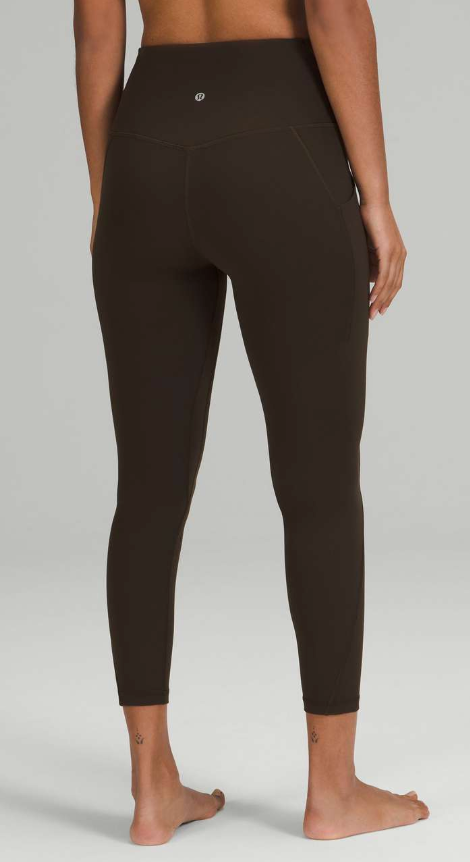 Lululemon Align HR Leggings w/Pockets 25” Inseam Dark Olive Sz 4 Brand New With Tags