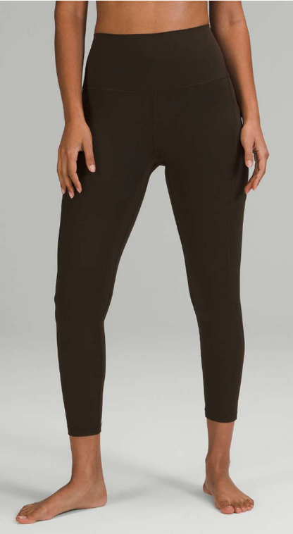 Lululemon Align HR Leggings w/Pockets 25” Inseam Dark Olive Sz 4 Brand New With Tags