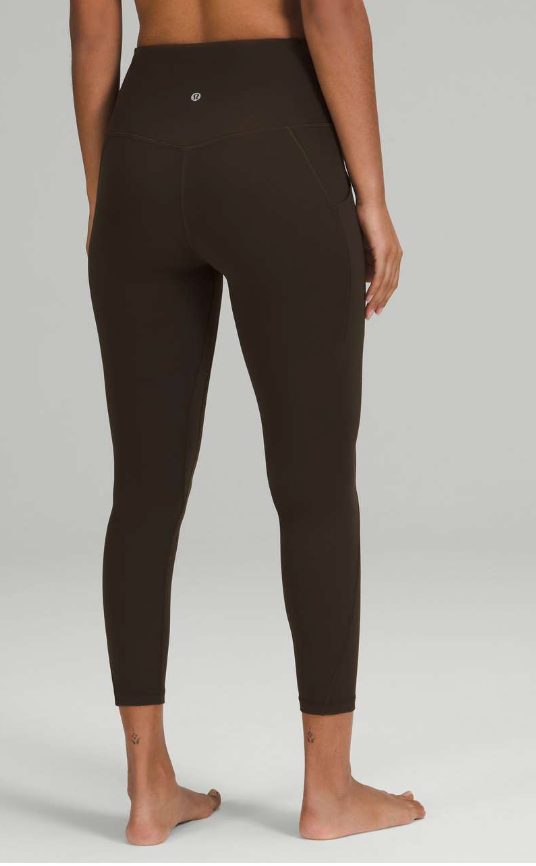 Lululemon Align HR Leggings w/Pockets 25” Inseam Dark Olive Sz 4 Brand New With Tags