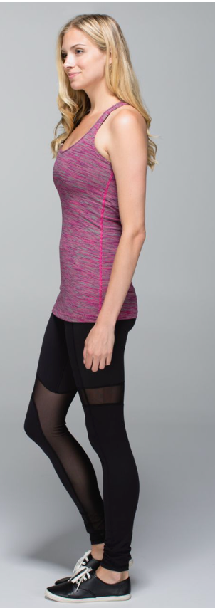 Lululemon Cool Racerback Tank Top Wee Are From Space Jewelled Magenta Sz 8