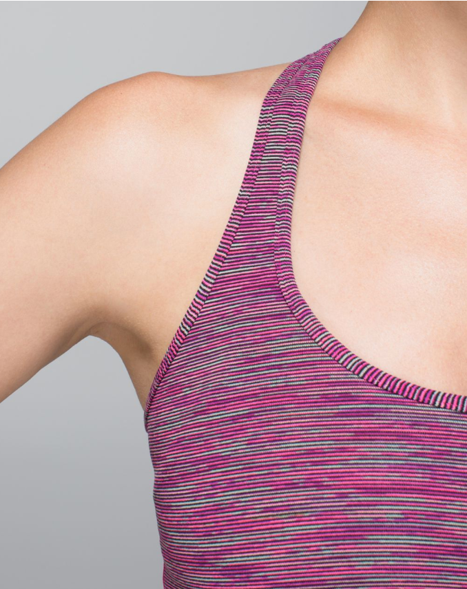 Lululemon Cool Racerback Tank Top Wee Are From Space Jewelled Magenta Sz 8