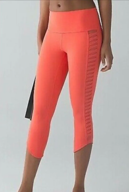 Lululemon Sunshine Salutation Crop Full-On Luxtreme 22" Inseam Sz 6 Brand New