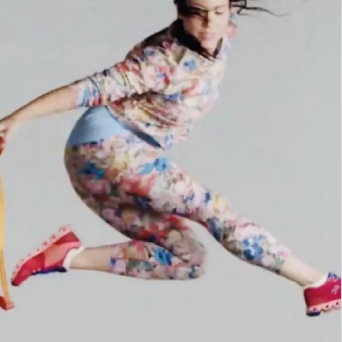 Lululemon Seawheeze 2018 Fast and Free Tights 7/8 25" Inseam Tight Floral Cherry Blossom Sz 6 VERY RARE BRAND NEW