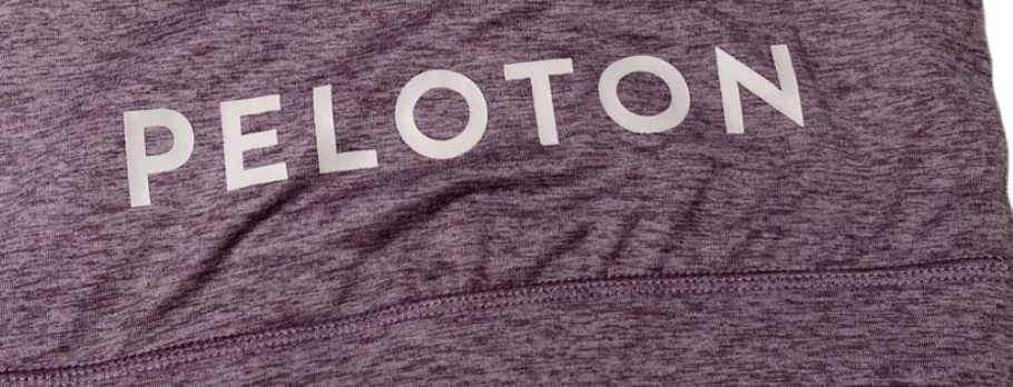 Peloton Embrace Racerback Heathered Purple Sports Bra Size Large