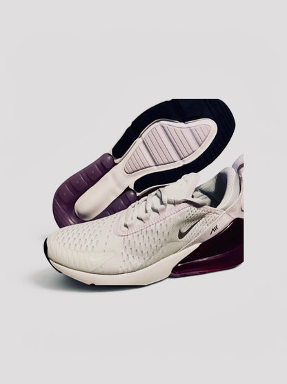Nike Air Max 270 Women's Pure Platinum Violet Frost  Women's Sz 7.5 or Youth 6.0 Brand New