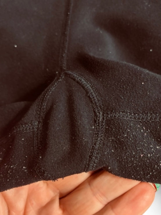 Lululemon Priiti Crop 21" Inseam Black Size 10 RARE